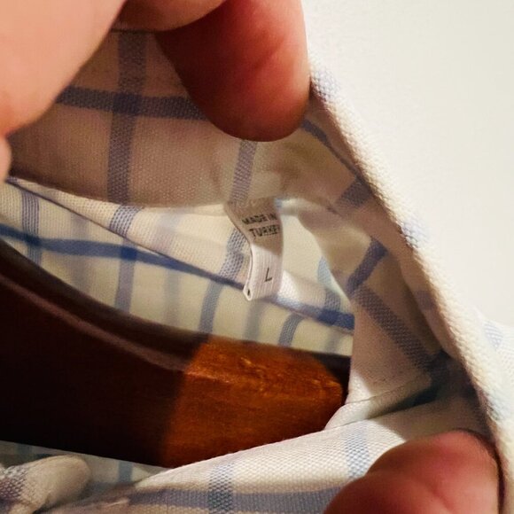 Ermenegildo Zegna Men's Cotton Dress Shirt Size Large -Retails New $850 - Picture 3 of 16